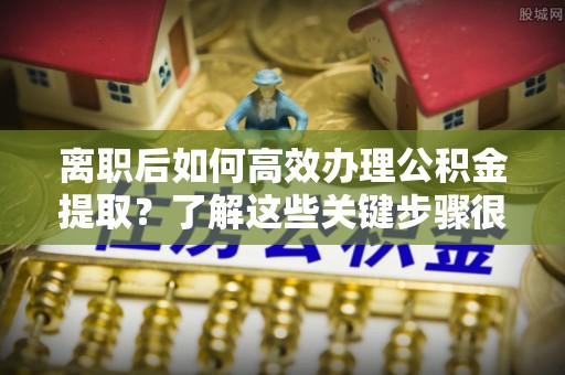 阿拉善盟离职后如何高效办理公积金提取？了解这些关键步骤很重要！