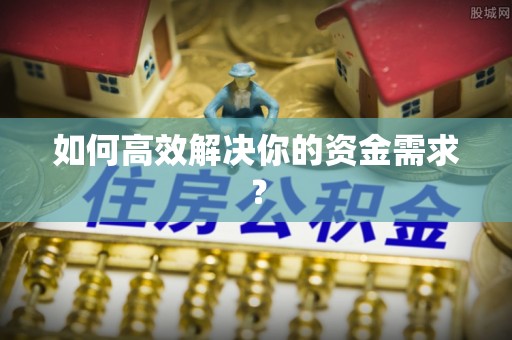 阿拉善盟如何高效解决你的资金需求？