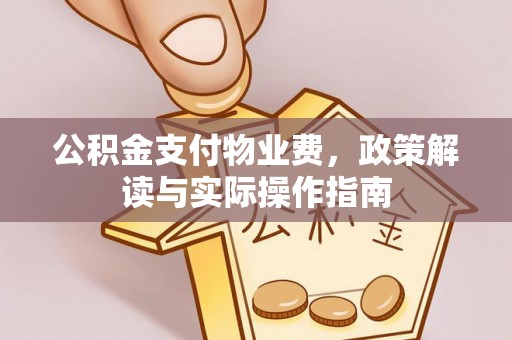 阿拉善盟公积金支付物业费，政策解读与实际操作指南