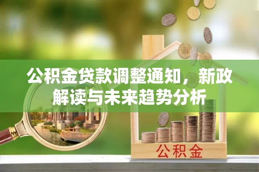 阿拉善盟公积金贷款调整通知，新政解读与未来趋势分析