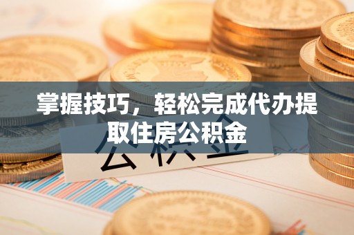 阿拉善盟掌握技巧，轻松完成代办提取住房公积金
