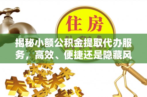 阿拉善盟揭秘小额公积金提取代办服务，高效、便捷还是隐藏风险？