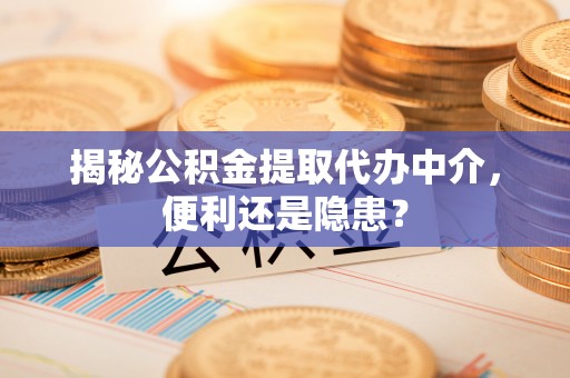 阿拉善盟揭秘公积金提取代办中介，便利还是隐患？
