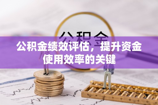 阿拉善盟公积金绩效评估，提升资金使用效率的关键