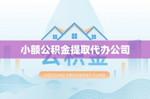 阿拉善盟小额公积金提取代办公司
