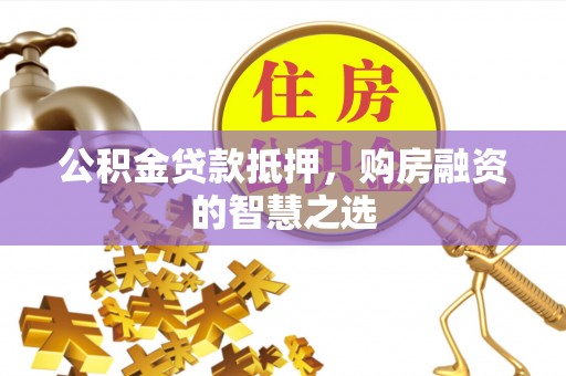 阿拉善盟公积金贷款抵押，购房融资的智慧之选