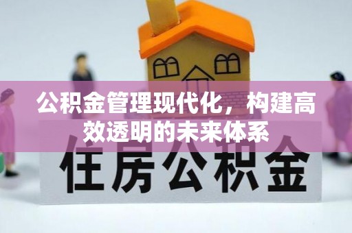 阿拉善盟公积金管理现代化，构建高效透明的未来体系