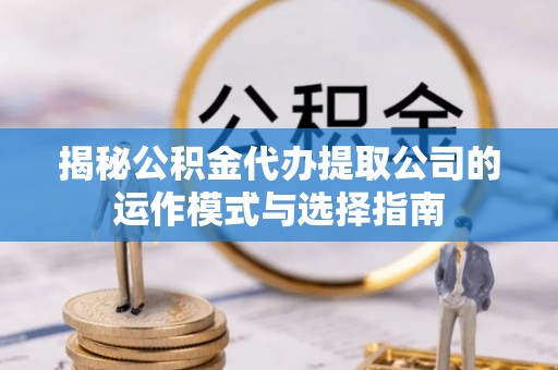 阿拉善盟揭秘公积金代办提取公司的运作模式与选择指南