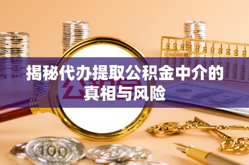 阿拉善盟揭秘代办提取公积金中介的真相与风险