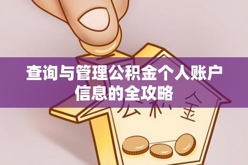 阿拉善盟查询与管理公积金个人账户信息的全攻略