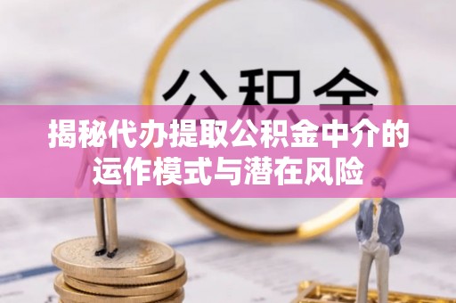 阿拉善盟揭秘代办提取公积金中介的运作模式与潜在风险