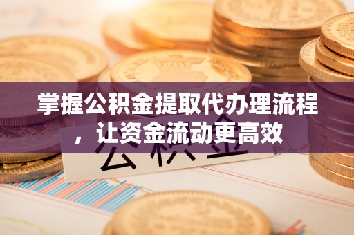 阿拉善盟掌握公积金提取代办理流程，让资金流动更高效