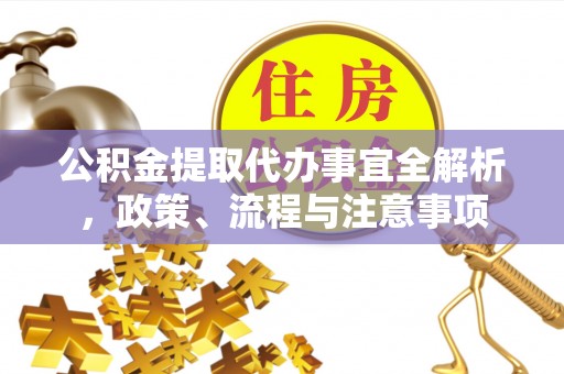 阿拉善盟公积金提取代办事宜全解析，政策、流程与注意事项