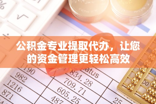 阿拉善盟公积金专业提取代办，让您的资金管理更轻松高效
