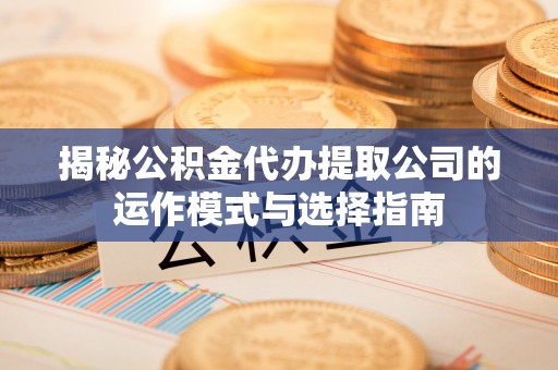 阿拉善盟揭秘公积金代办提取公司的运作模式与选择指南