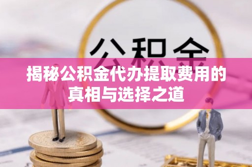 阿拉善盟揭秘公积金代办提取费用的真相与选择之道