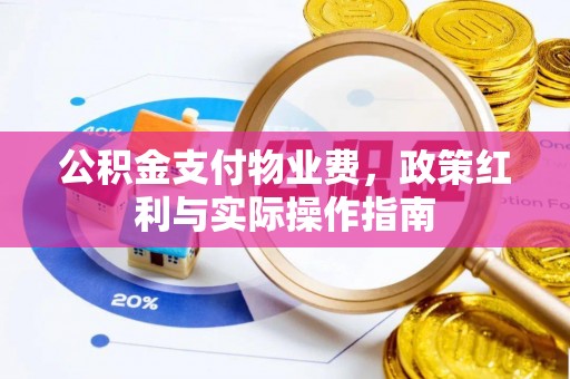 阿拉善盟公积金支付物业费，政策红利与实际操作指南