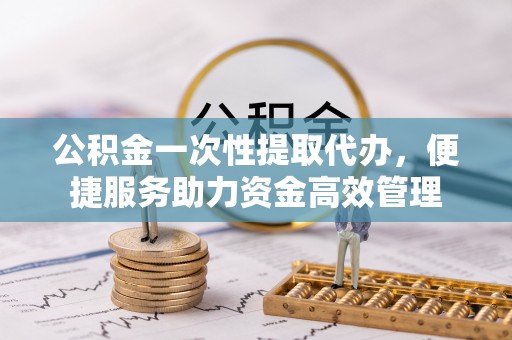 阿拉善盟公积金一次性提取代办，便捷服务助力资金高效管理