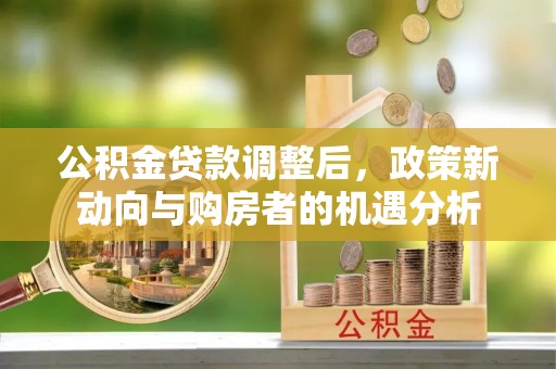 阿拉善盟公积金贷款调整后，政策新动向与购房者的机遇分析