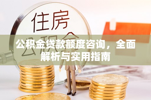 阿拉善盟公积金贷款额度咨询，全面解析与实用指南
