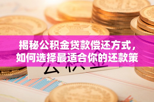 阿拉善盟揭秘公积金贷款偿还方式，如何选择最适合你的还款策略