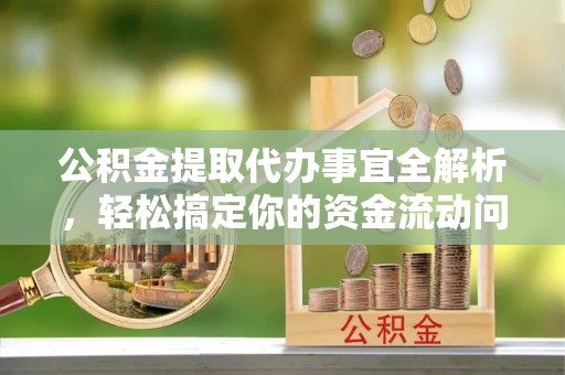 阿拉善盟公积金提取代办事宜全解析，轻松搞定你的资金流动问题