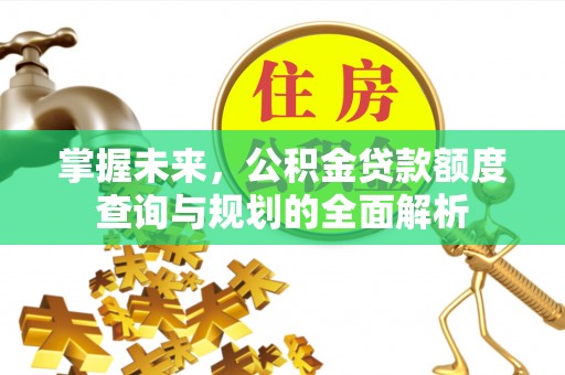 阿拉善盟掌握未来，公积金贷款额度查询与规划的全面解析