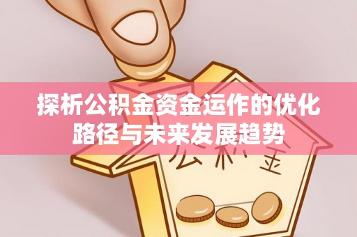 阿拉善盟探析公积金资金运作的优化路径与未来发展趋势
