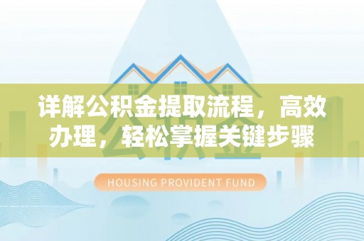 阿拉善盟详解公积金提取流程，高效办理，轻松掌握关键步骤