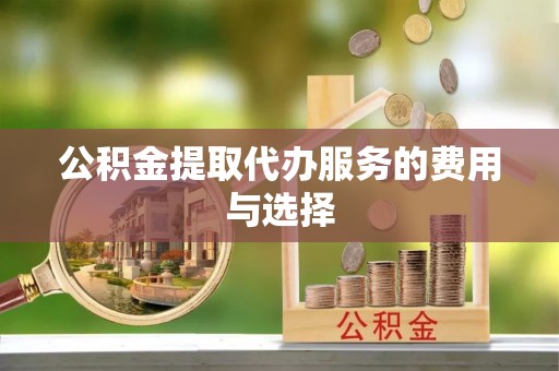 阿拉善盟公积金提取代办服务的费用与选择