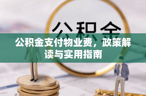阿拉善盟公积金支付物业费，政策解读与实用指南