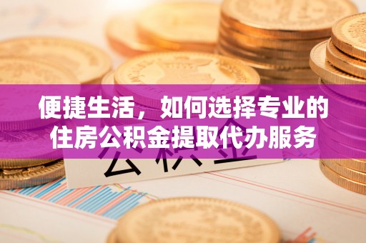 阿拉善盟便捷生活，如何选择专业的住房公积金提取代办服务