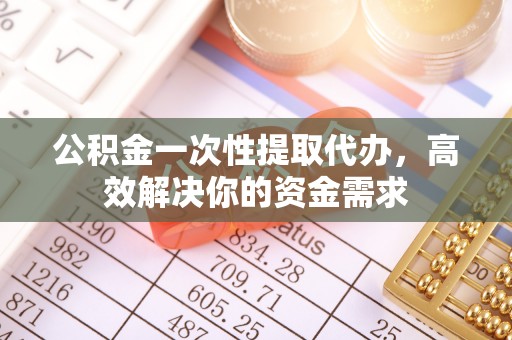 阿拉善盟公积金一次性提取代办，高效解决你的资金需求